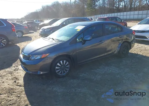 2012 Honda Civic Lx from USA, damaged, VIN 19XFB2F57CE098376